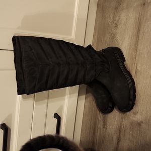 Zara quilted boot
